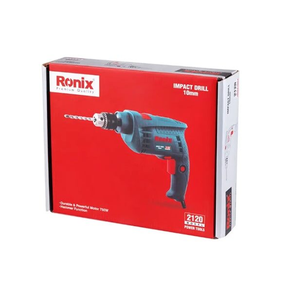 دریل چکشی 10میلی متر-750وات-آچاری (2120)